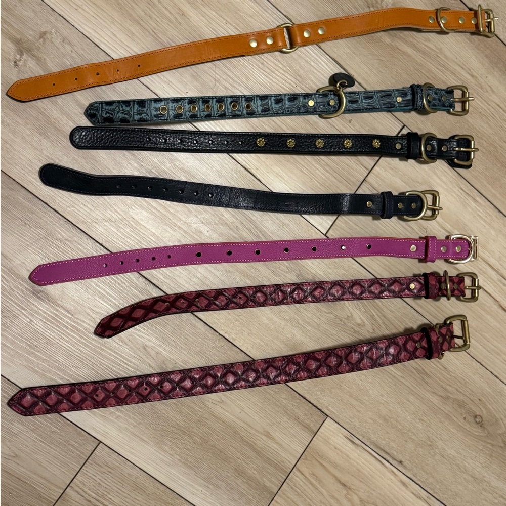 Pink Leather Belt Set - Picture 14 of 16